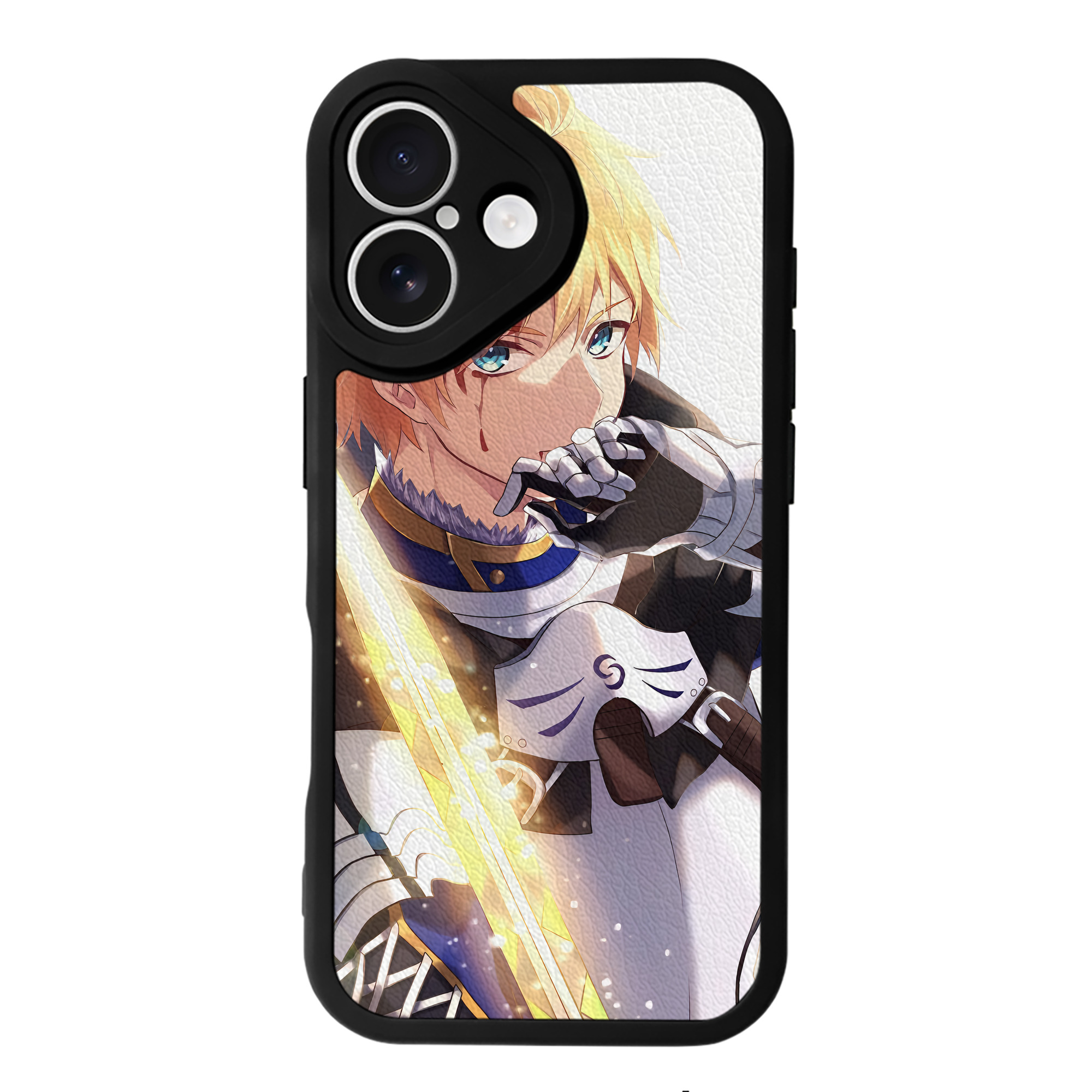 （画像用） 刀剣乱舞 Touken Ranbu 【iPhone 16シリーズ対応】シリコンスマホケース（レザー調） 材質：シリコン